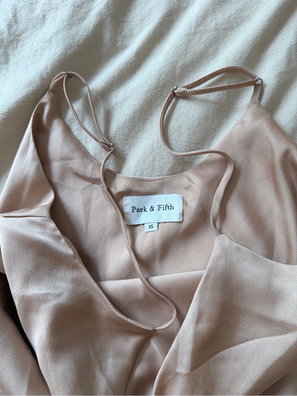 Park & Fifth Pale Blush Spaghetti Strap Camisole